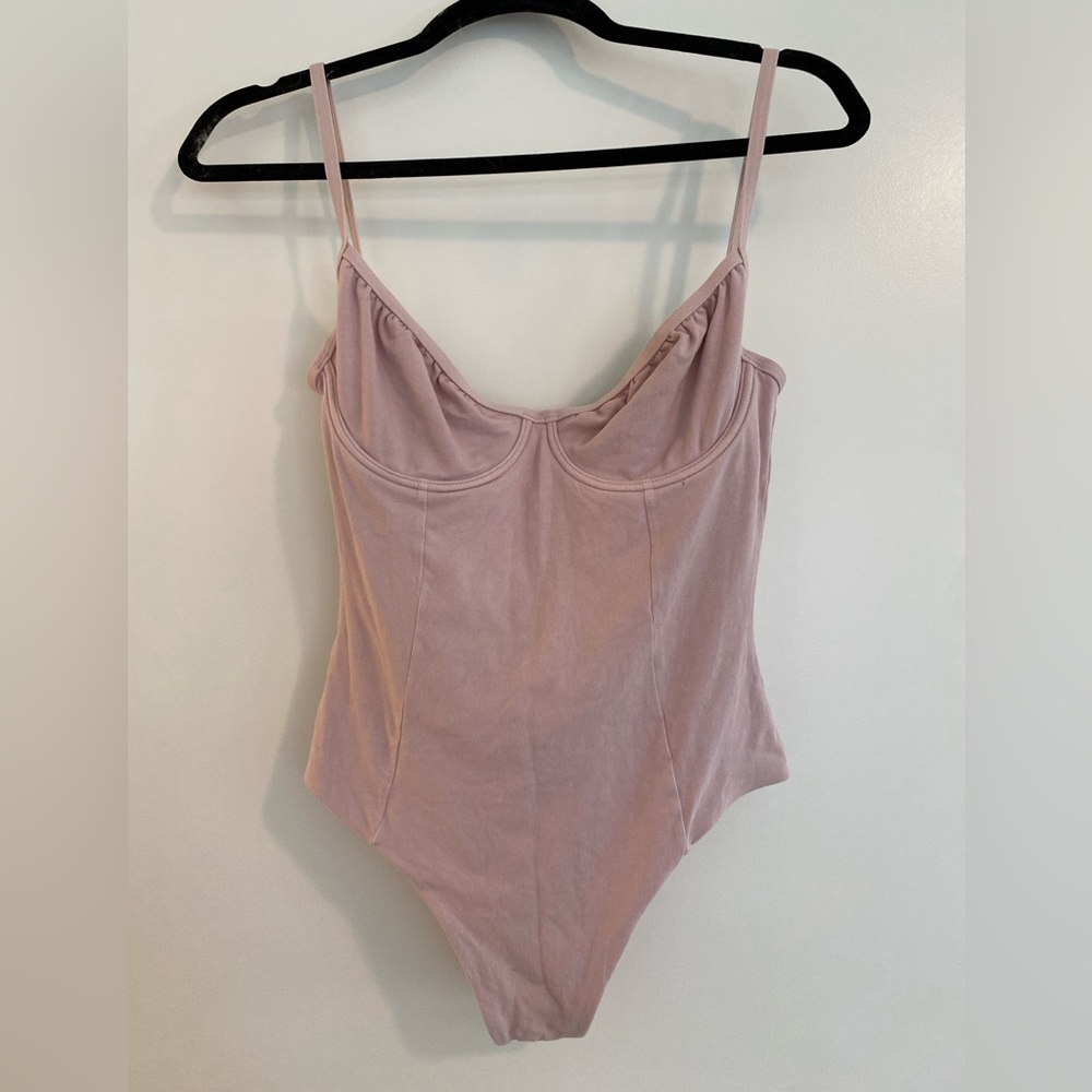 Zulu and Zephyr lavender balconette one piece